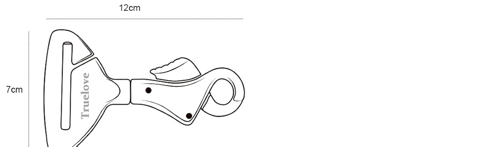 Замок для безпеки автомобіля TRUE LOVE: надійний кріплення для тварин під час подорожей