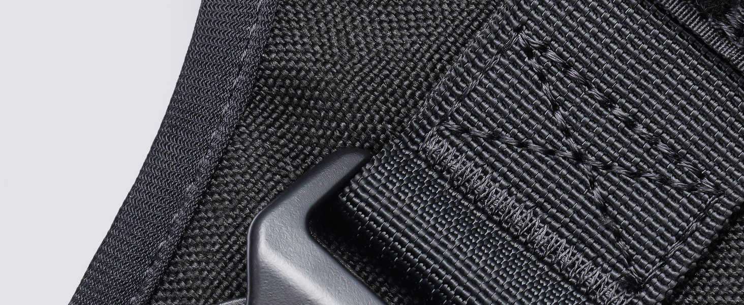 Шлейка для собак Rabbitgoo великих порід, без натягу, тактична з MOLLE, металеві пряжки, дихаюча, військова, чорна, L