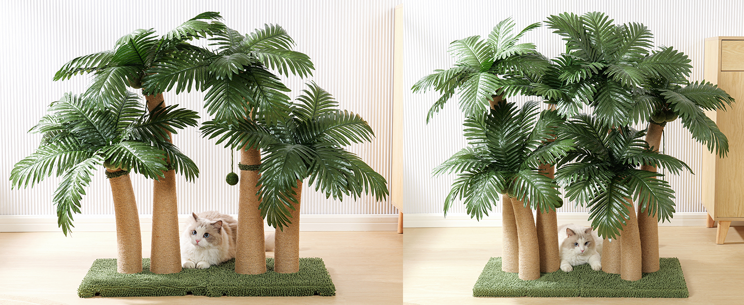 Котяча кігтеточка Furlogy, 92 см, з мотузкою та іграшками, для дому