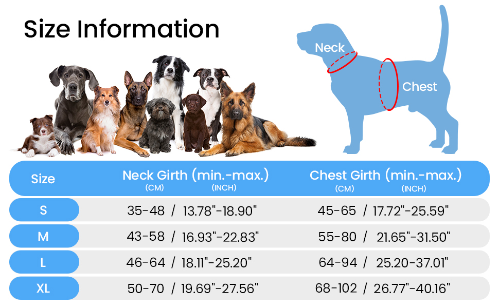 Світлодіодне обіднє нашийник для собак Masbrill, світловідбиваючий, з регулюванням, з ручкою, для малих, середніх та великих собак (Чорний/Червоний, S)