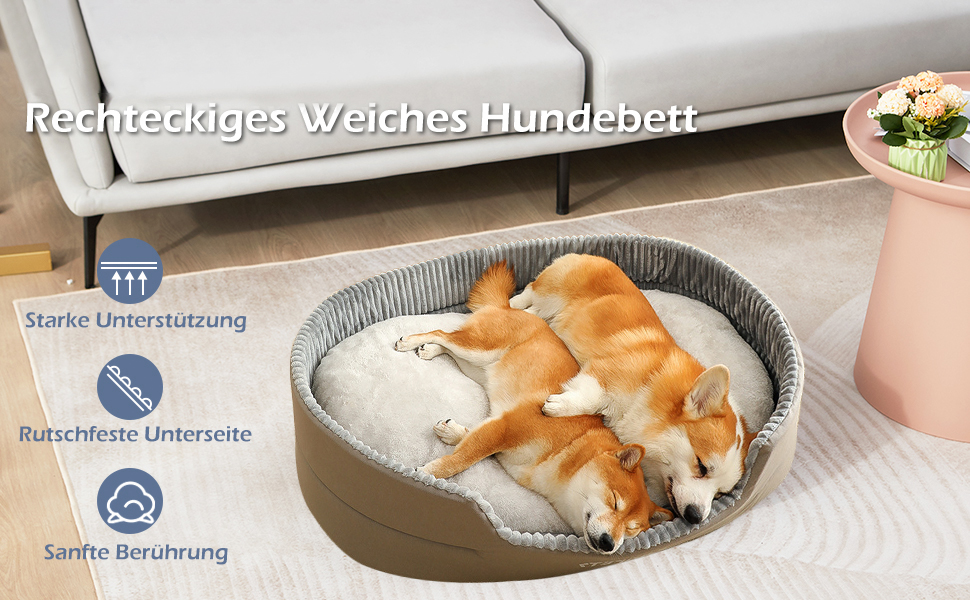 М'яке ліжко для собак та котів: зручне, миється, не слизьке, зелене, Ø60x40x26 см