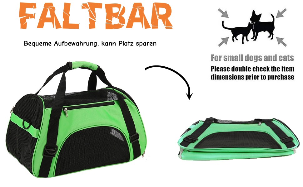 Транспортна сумка для тварин: переноска для собак та котів, рожева, 50 x 23 x 34 см