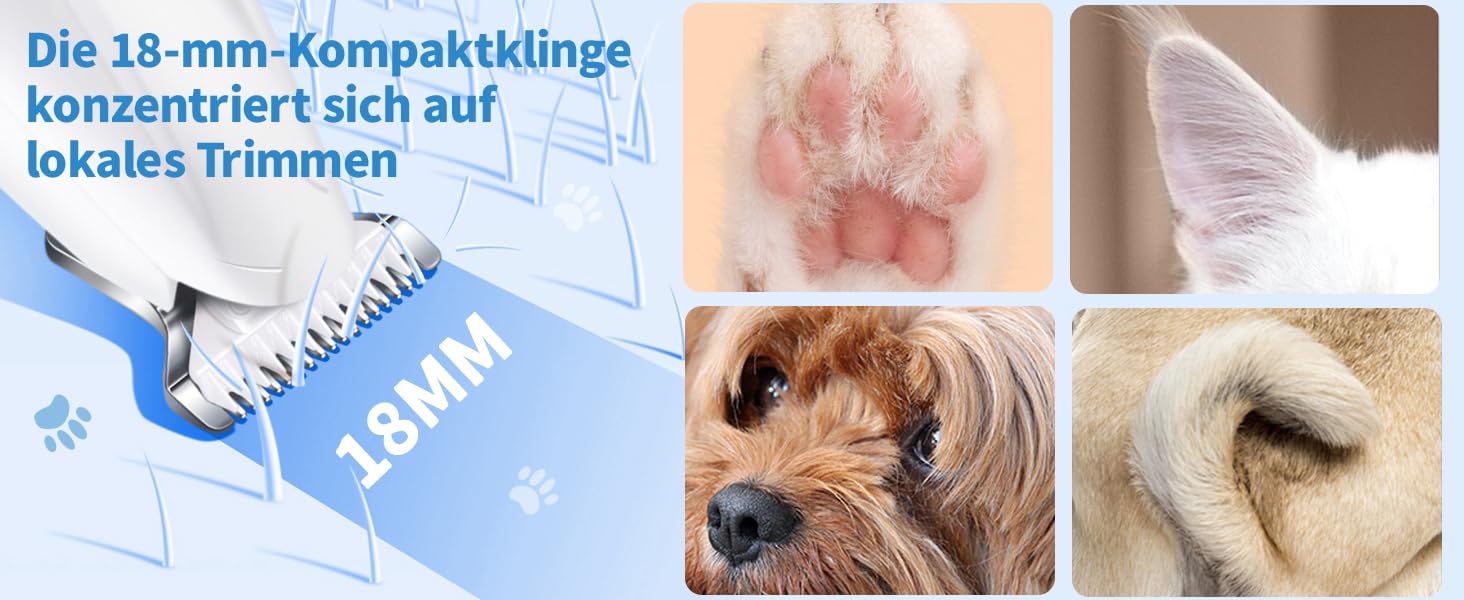 Триммер для собак Paw Trim Pro: безшумний догляд за подушечками лап з LED-підсвічуванням