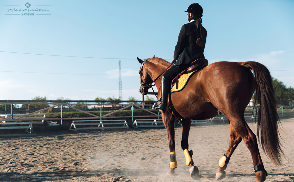 Легінси для верхової їзди NAVISKIN з силіконовим повним покриттям, чорні, з кишенею для телефону, Slim Fit