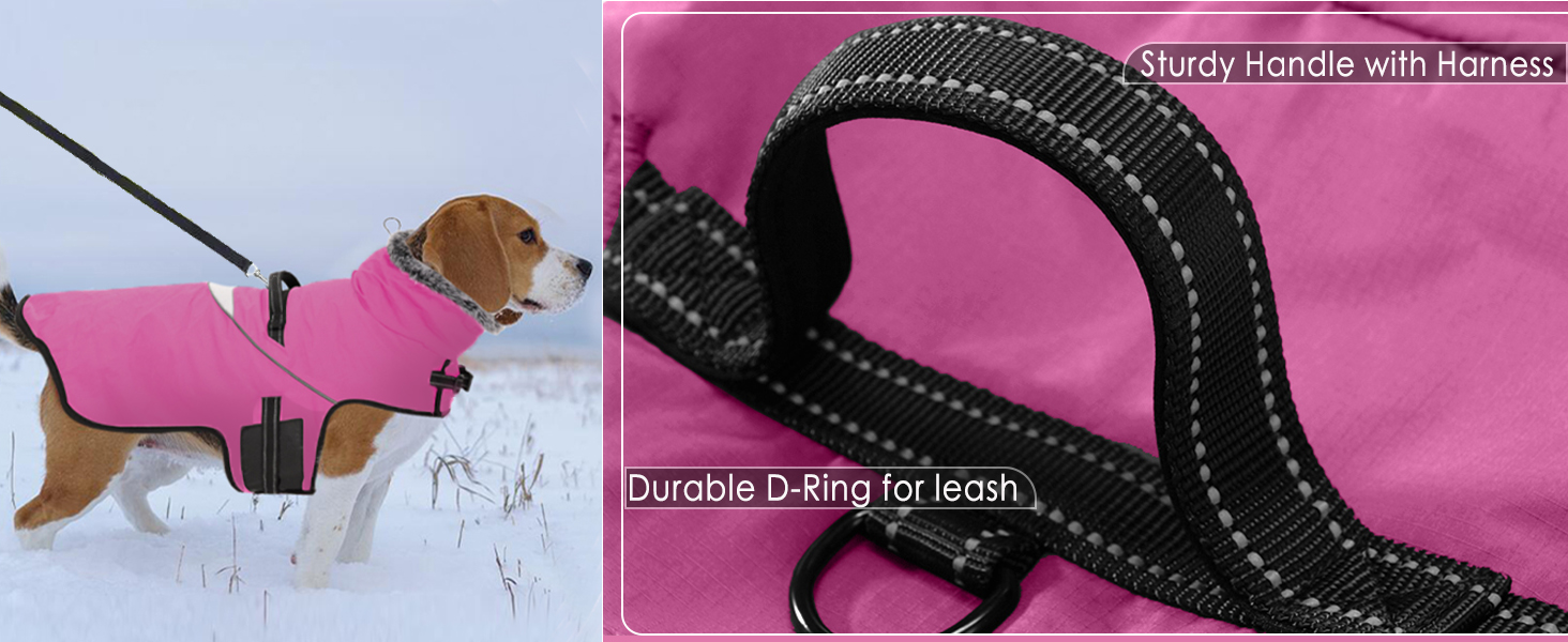 Водонепроникний собачий дощовик LIANZIMAU з шлейкою. Зимовий собачий теплий костюм, флісова куртка, світловідбиваюча сорочка для собак. Підходить для малих, середніх та великих собак. Колір: сірий-зелений