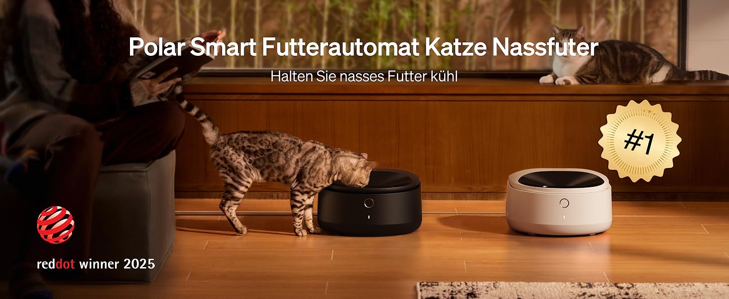 Автомат для котячого вологого корму PETLIBRO з напівпровідниковим охолодженням, Wi-Fi, керування через додаток, білий