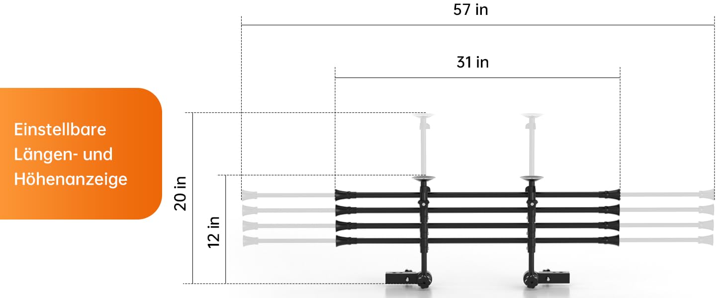 Сітка для багажника автомобіля для собак, універсальна, 32-55см * 80-145см, без повторного монтажу