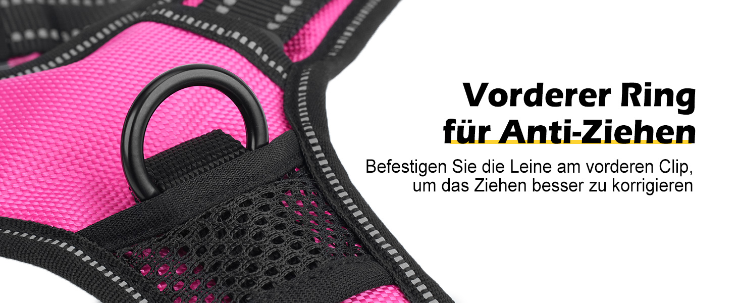 Світловідбиваючий нашийник для собак Joytale з LED, для середніх собак, без натягування, з ручкою, регульований, для нічних прогулянок, зелений, розмір M