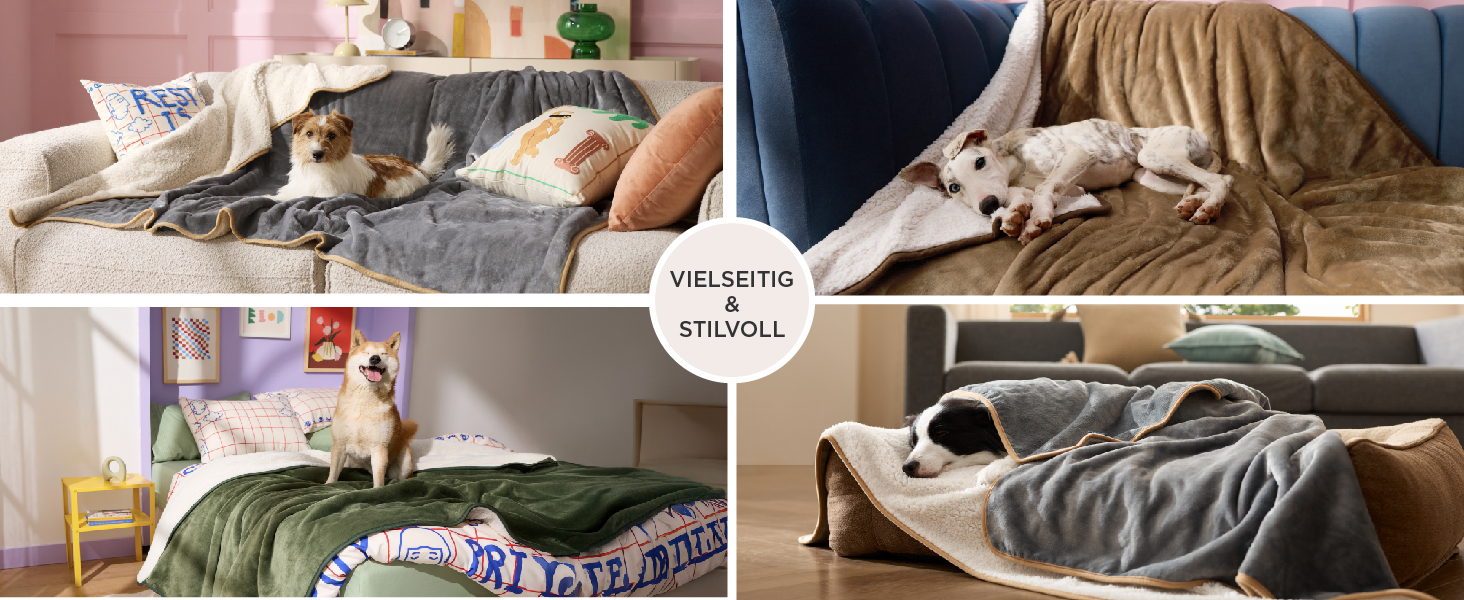 Водонепроникний коврик для собак середнього розміру 80x100 см, миючий, м'який, кремовий колір