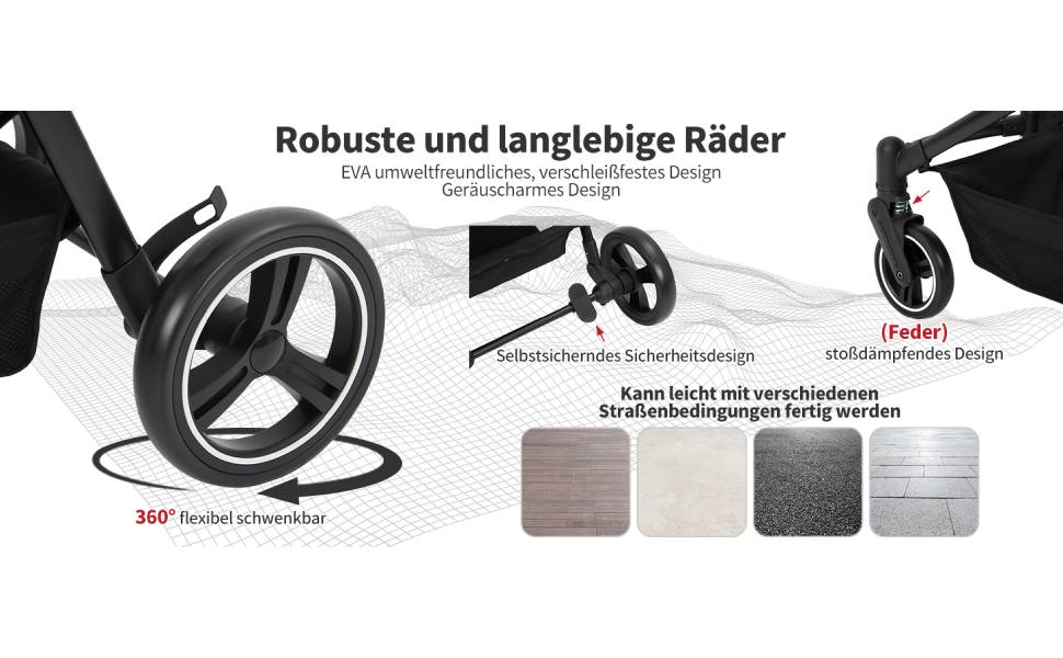 Візок для собак Zstar: двомісний, чорний, складний, з сумками для тварин (до 15 кг кожна)