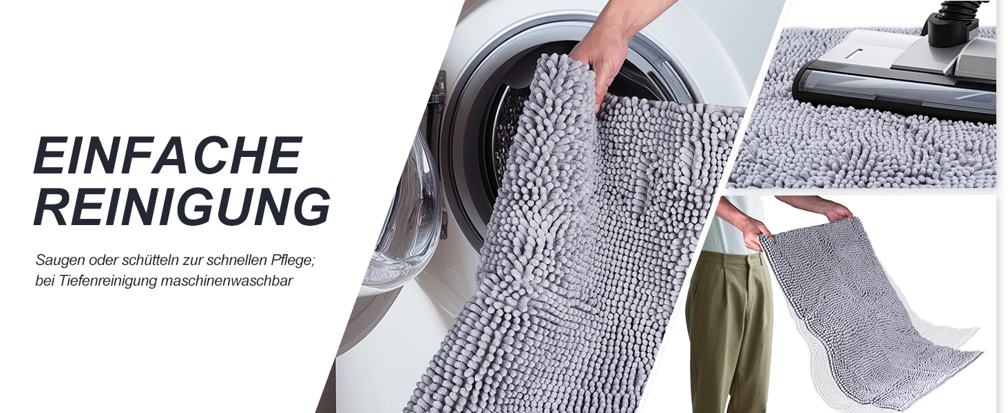 Килимок для собак VIVAGLORY Absorpmax Cleany Mat: поглинаючий, миючий, неслизький, сірий, 80x50 см