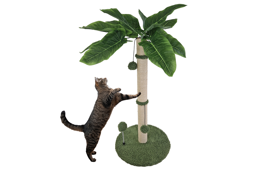 Кігтеточка TRUTZHOLM з м'яким покриттям: кігтеточка для котів з міцного сизалю, 85 см