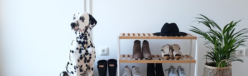 Миска для корму тварин Zeller 'Woof', метал, білий/блакитний, 23.4 x 16.2 x 23.2/25.8 см