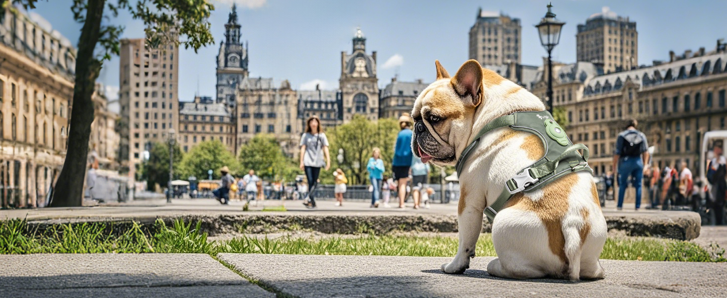 Шлейка для собак TSPRO з тримачем AirTag, регульована нагрудна стрічка для маленьких собак, з зручною ручкою, міцна та світловідбиваюча для прогулянок, бігу, тренувань (Зелена, розмір 2) Розмір 2 (обхват шиї 28.5-42 см, обхват грудей 42-53 см) Зелений