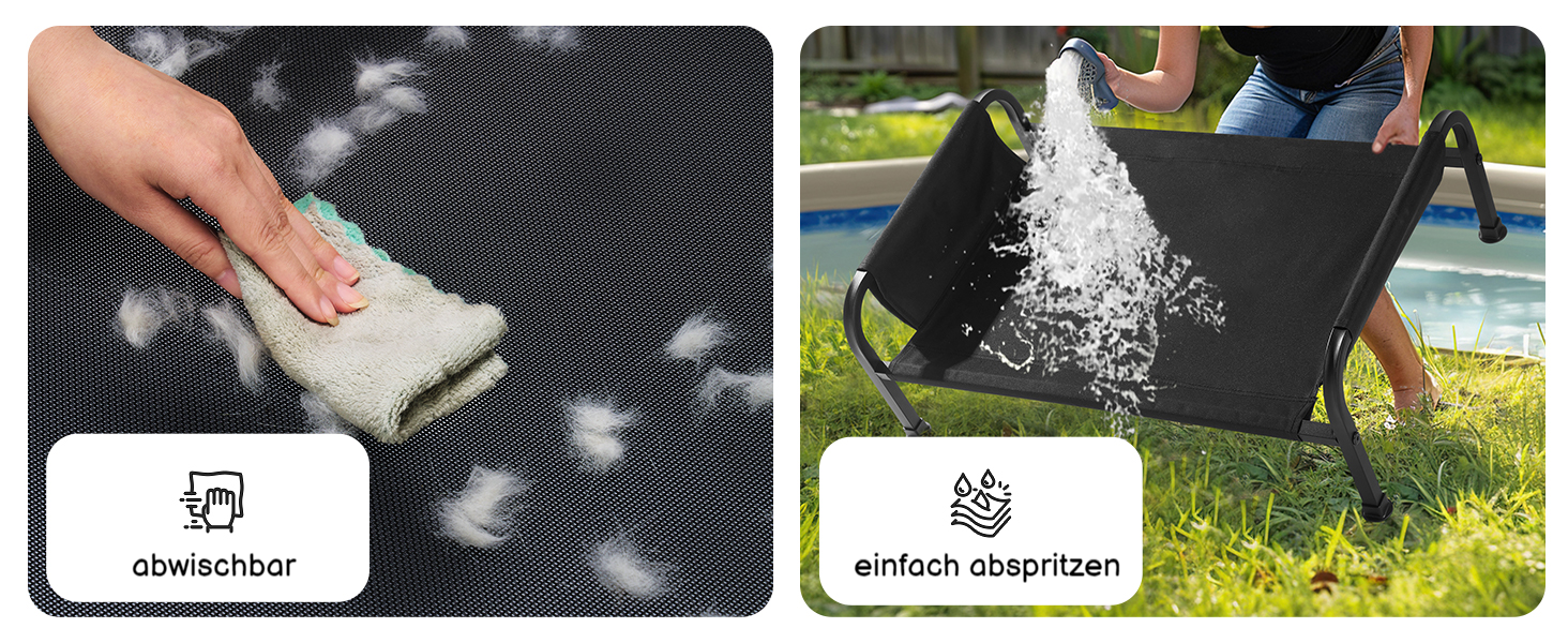 Ліжко для собак Veehoo - зручне диванчик для маленьких собак з ортопедичним матрацом, антиковзаючі ніжки, 60x45x10 см, білий