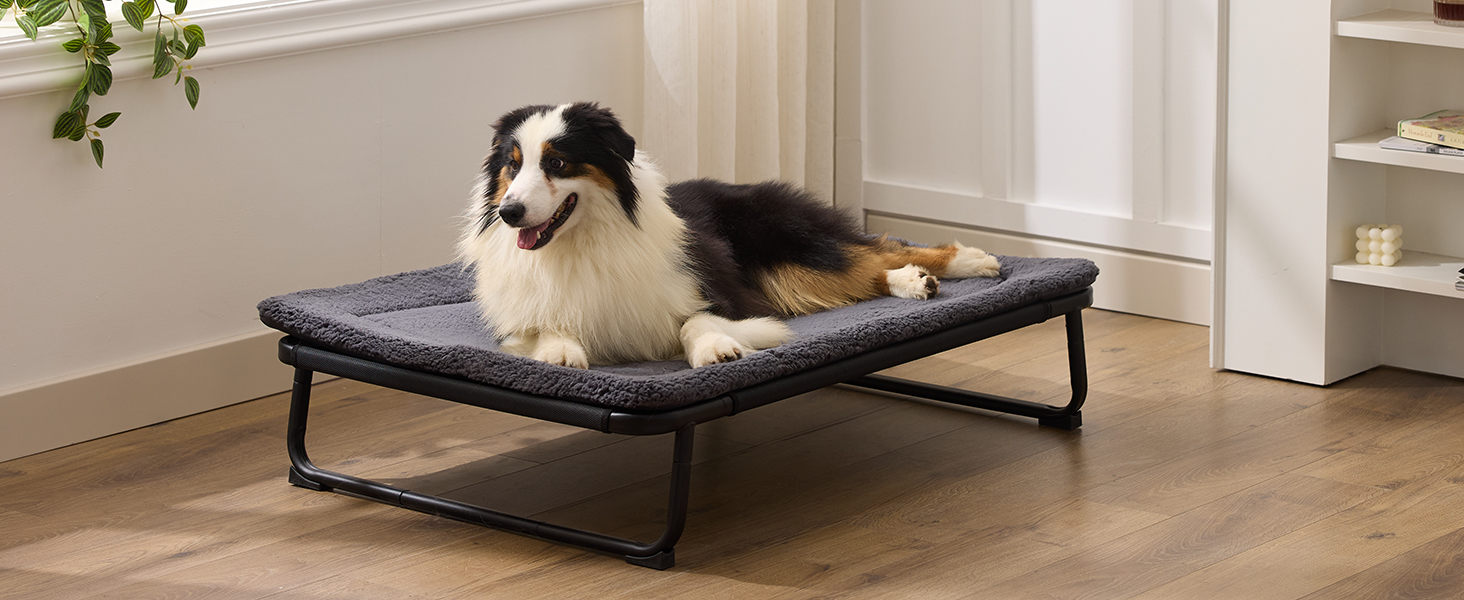 Килимок для собак Joydeco 74x53 см - двосторонній, з флісу, для переносок та кліток. Підходить для середніх та маленьких собак. Темно-сірий колір