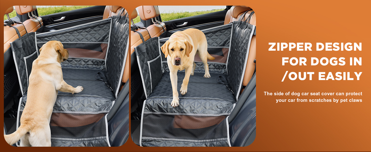 Крісло для собак Gimars - міцне, водонепроникне, для великих та середніх собак, з ременями безпеки та сітчастими вікнами