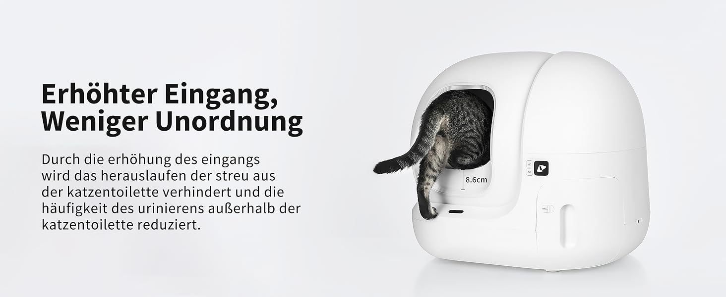 PETKIT Pura Max 2 - самоочисний лоток для котів, 76л, з App-керуванням, для кількох котів