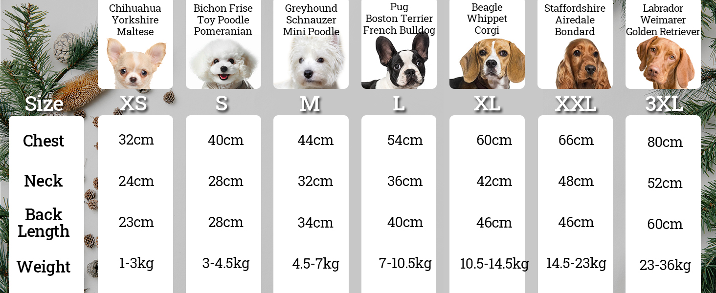 Теплий святковий светр для собак - червоний, з отвором для повідка, для чихуахуа, рейнхаунд та котів (S, груди 40 см, спина 28 см)