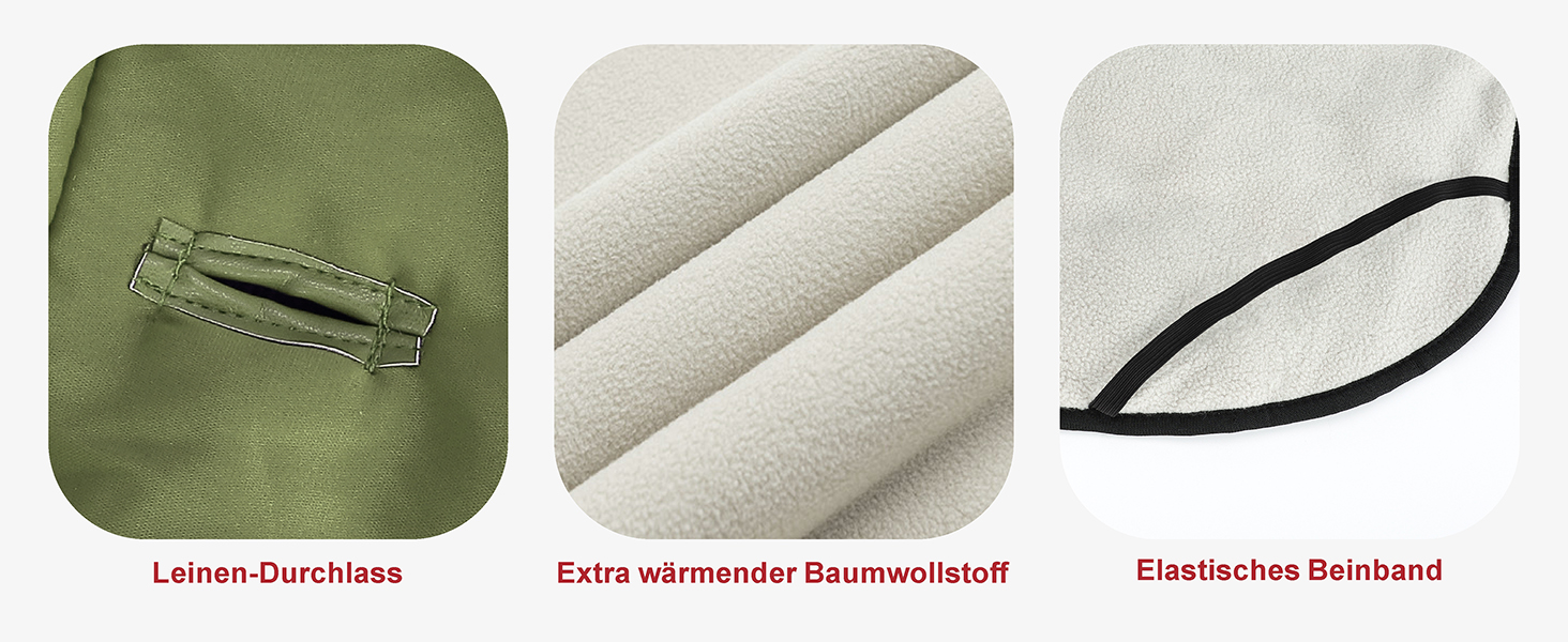 Зимовий одяг для собак, водонепроникна куртка для великих собак з регульованими лямками, теплий одяг для собак з флісу, світловідбиваючі смуги, підходить для лабрадорів, оливковий, XL