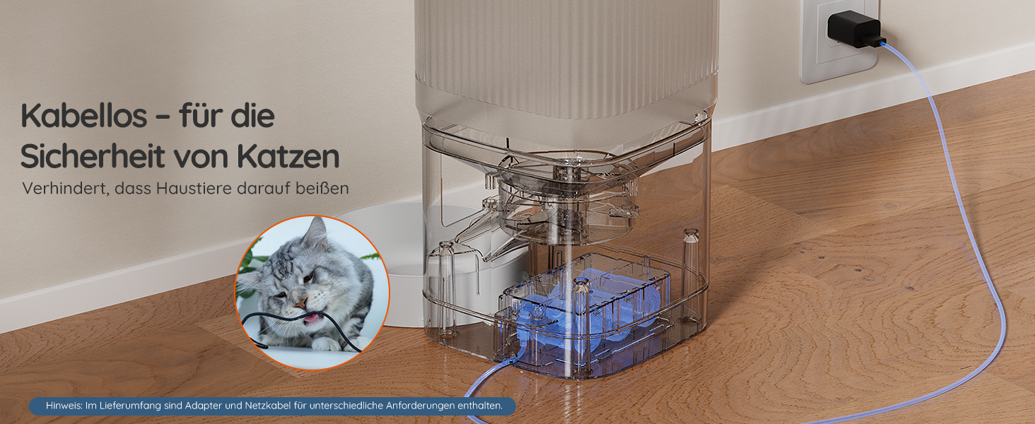 Автоматичний кормушка для котів WOPET 4L: програмування, 180 днів роботи, сталева миска, білий колір