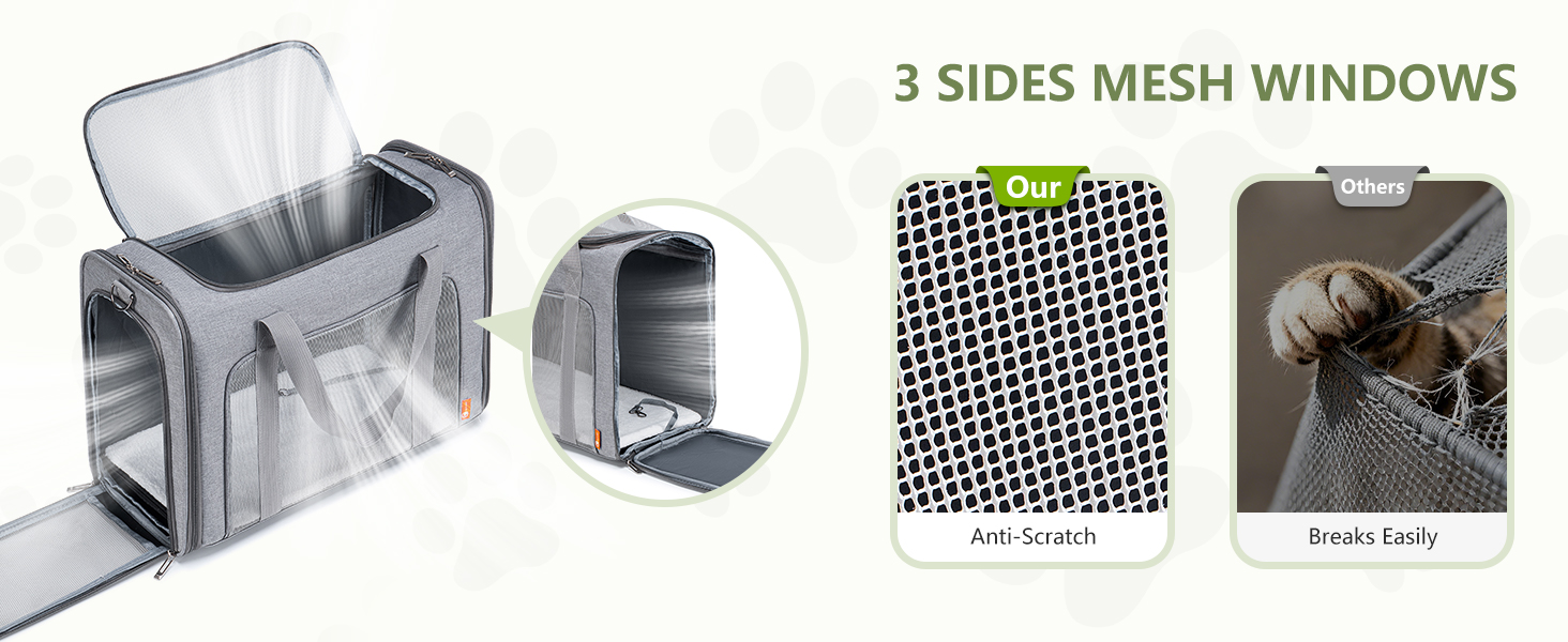 Транспортна сумка для собак Petsfit, 55x40x23 см, чорна, до 12 кг, для подорожей літаком (Eurowings, Lufthansa)