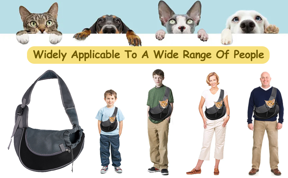 Сумка-переноска для собак та котів, сіра, з регульованим ремінцем