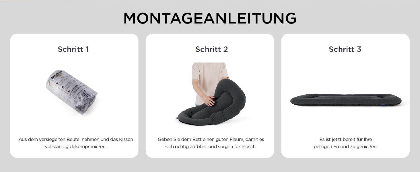 Кілимок для собак BEDSURE - м'який та зручний, 89x56 см, темно-сірий. Підходить для великих та середніх собак, з неслизькою основою.