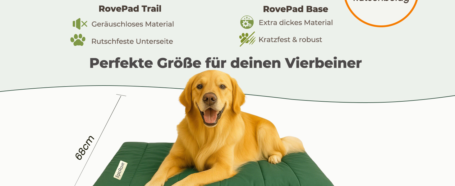 Килимок для собак у подорож – водовідштовхувальний, неслизький та пральний, 110х68 см. Килимок для собак на вулицю, у машину та в подорожі (Зелений)