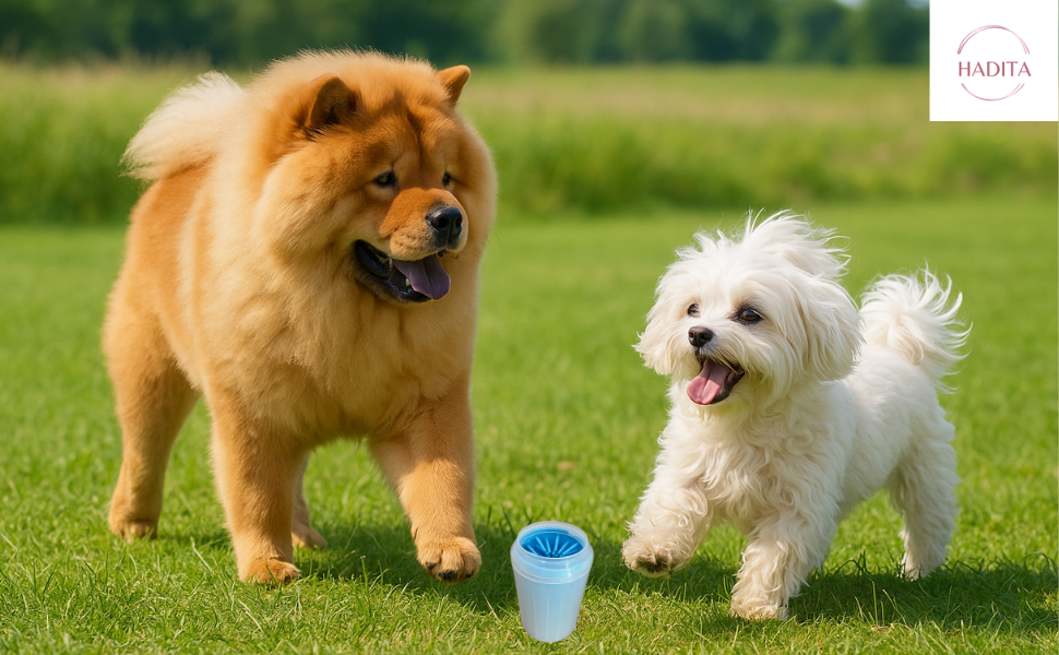 Очищувач для лап собак - гігієна для подушечок лап (Синій, L)