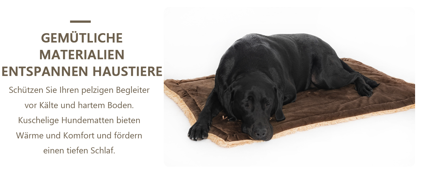 Килимок для собак, ліжко для великих собак Comfy - миючий, плюшевий, стильний, 110x70 см, блакитний