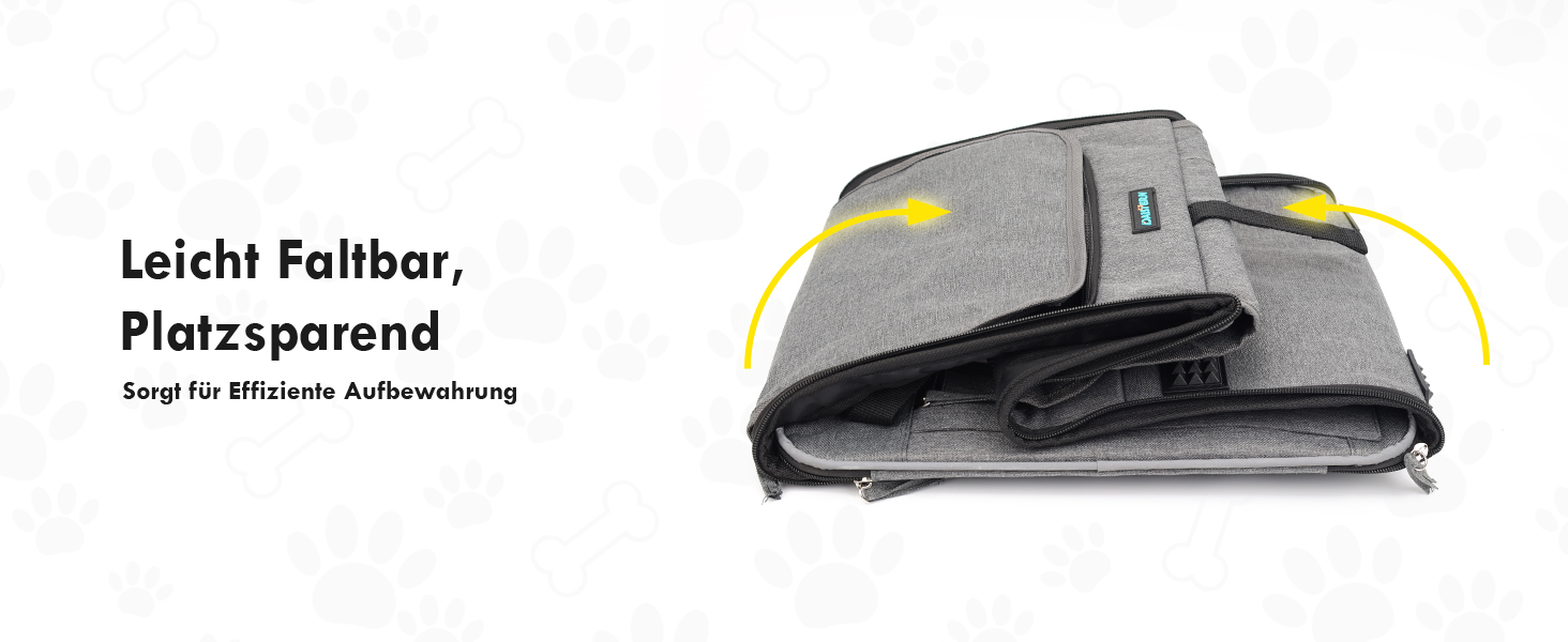 Корзина для собак на велосипед до 10 кг з L-подібним кріпленням Φ8см, складана корзина для велосипеда 4 в 1: рюкзак, сумка через плече, автокрісло, з м'якою подушкою, сітчастими вікнами та світловідбиваючими смугами