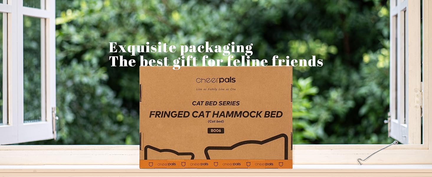 Кішка ліжко CheerPals, софа для котів з берези та бавовни, 53 x 48 см, стілець для сну, меблі для котів, підходить для літа