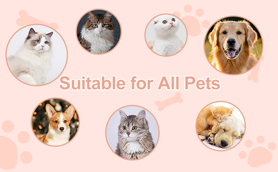 Кам'як для вичісування котів, щітка для грумінгу котів, видалення ковтунів та бруду, рожевий колір