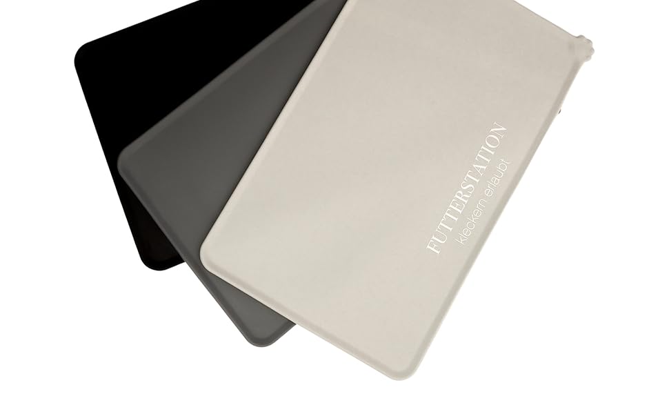 Підкладка під миску для котів Minty&Marla® Beige | Силіконова килимок протиковзкий | Підкладка для води та корму