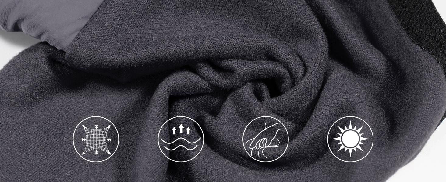 Зимовий теплий одяг для собак Dotoner: теплий комбінезон з флісовою підкладкою, вітронепроникний, з отвором для шлейки, для малих, середніх та великих собак, XL, сірий