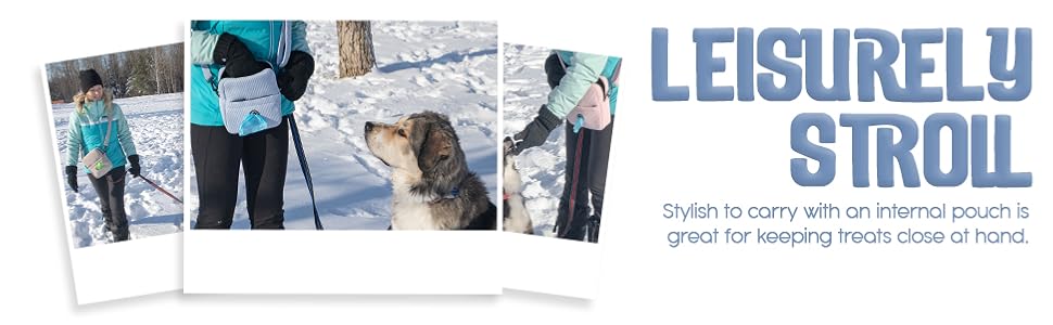 Сумка для дресирування собак з дозатором кульок – міцна сумка для ласощів для собак – стильна сумка для прогулянок з собакою для жінок та чоловіків (м'яка рожева, велюрова)