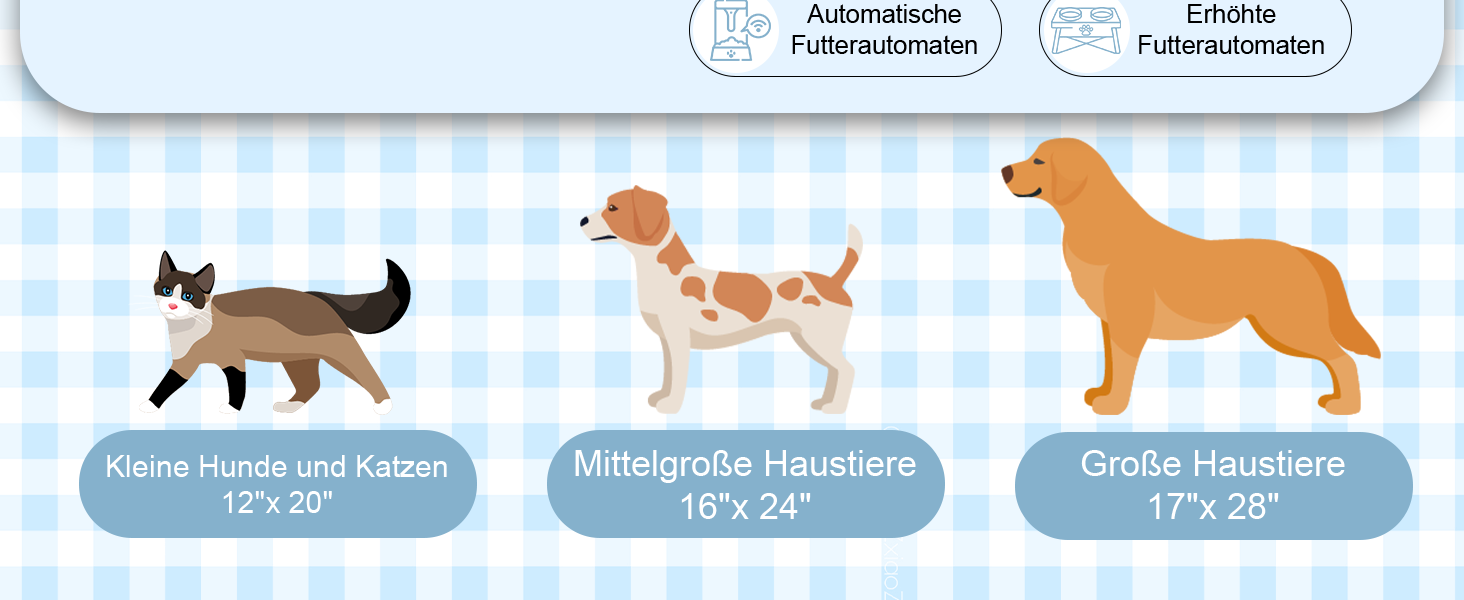 Килимок під миску для собак Bleswin 30x50 см, водопоглинаючий, антиковзкий, коричневий