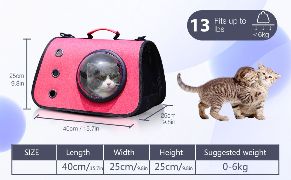 Транспортна переноска для котів та собак PETCUTE - м'яка, складана, сіра, 40x25x25 см