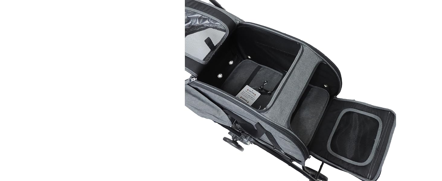 Транспортна система для тварин EzTravel - переноска з шасі