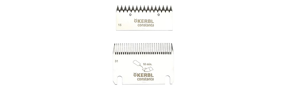 Машина для стрижки худоби та коней Kerbl Farm Clipper 4, 200 Вт, 31/15 зубців, блакитна