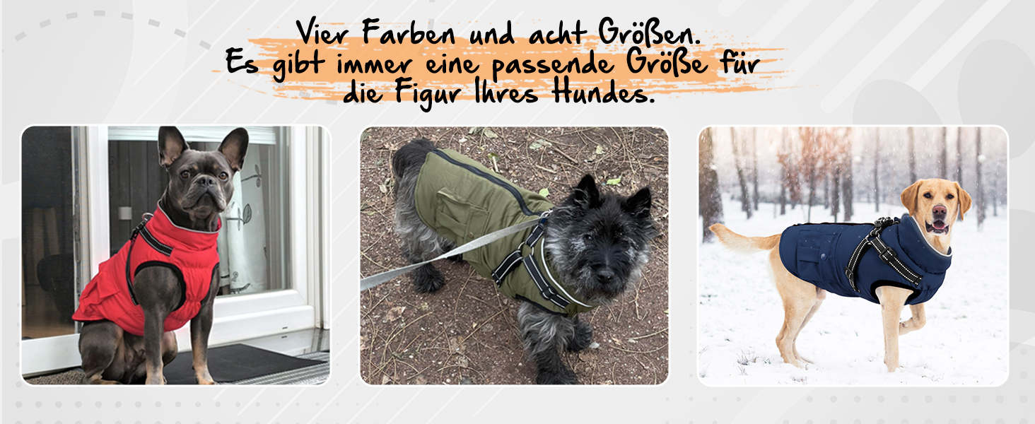 Зимовий теплий куртка для собак середнього розміру, червоний, бавовна, водонепроникний, з жилетом, світловідбиваючий