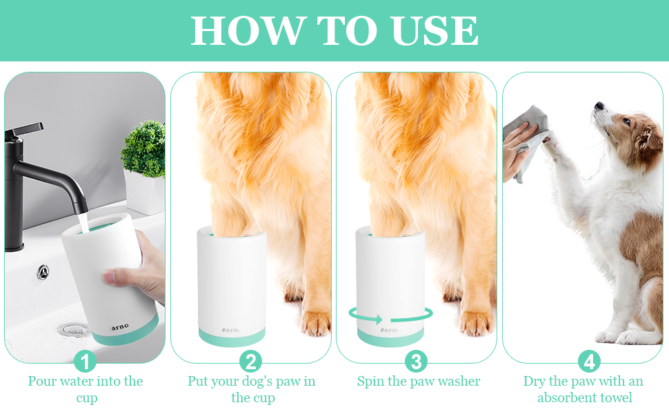 Лявочка для миття лап собак, очищувач лап для собак, видаляє бруд і сміття з лап, м'який очищувач для лап собак великих і малих порід, щітка для очищення лап собак 14,9 * 9,6 см, очищувач лап для собак