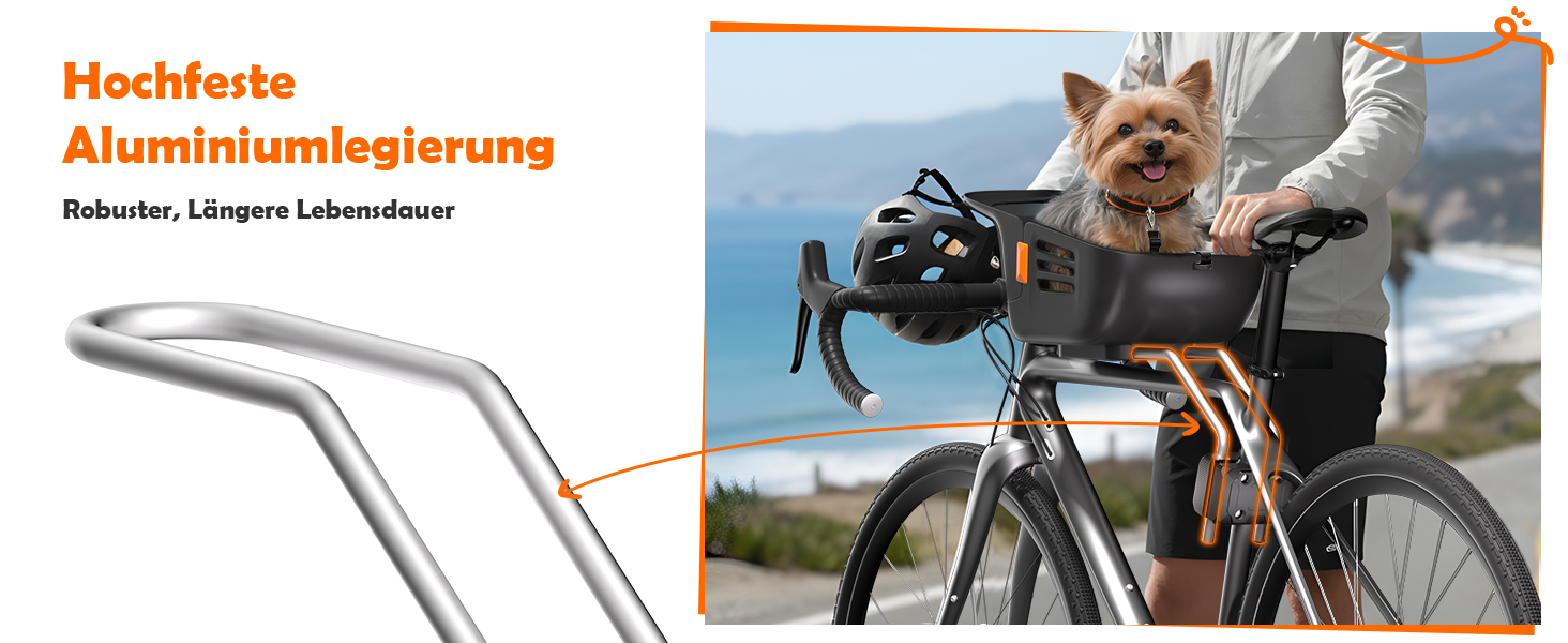 Корзина для собак на велосипед DAISTERN, до 12 кг, водонепроникна, міцна, для малих та середніх собак