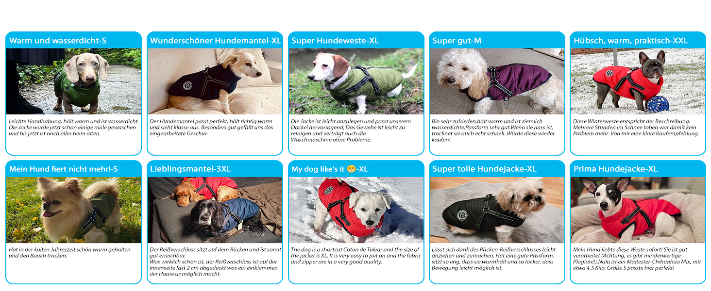 Зимова жилетка для собак - тепла жилетка для собак, курка для собак, одяг для домашніх тварин, для катання на лижах, без рукавів, з підкладкою, з нагрудником, темно-синій, розмір S