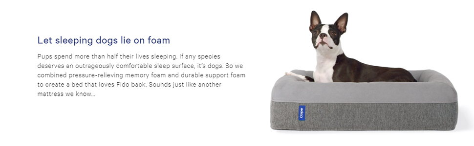 Casper - ліжко для собак, сірого кольору, розмір L, 48 x 66 x 15 см