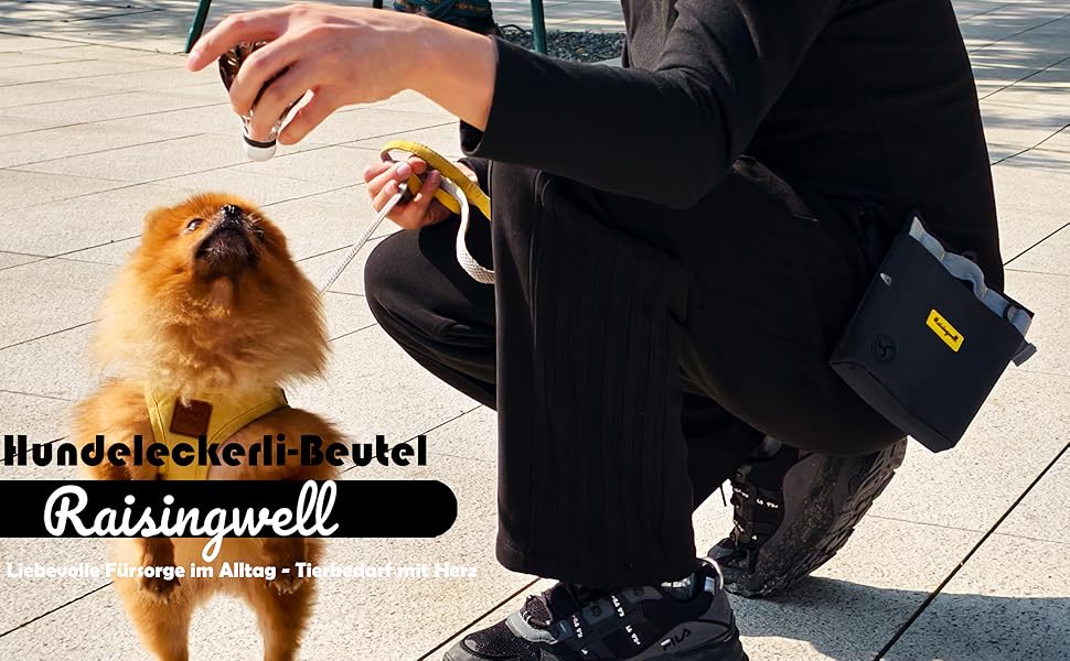 Сумка для ласощів для собак, багатофункціональна сумка для прогулянок з силіконовим кишеньком, мішок для корму для дресирування собак та дозатор ласощів, ідеальна для активного відпочинку на природі (Чорний 4 чашки) (1. Чорний 2 чашки)