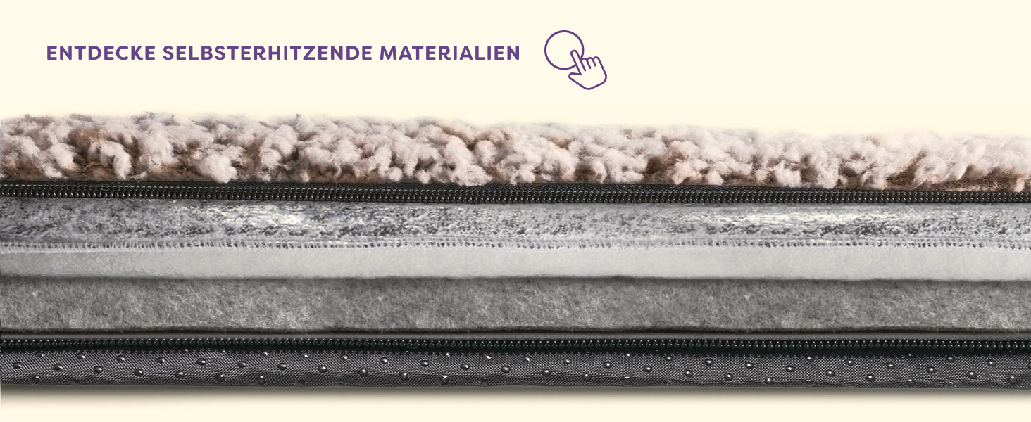 Лежанка для котів на підвіконня Knupis - самонагрівальний килимок 90x28 см, м'яка та затишна, знімний чохол (колір: коричневий)