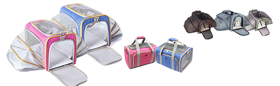 ABISTAB Транспортна переноска для собак і котів, розкладний бокс для авто та авіаперельотів, Maxi 72см, з двостороннім відкриванням та довгим плечовим ременем