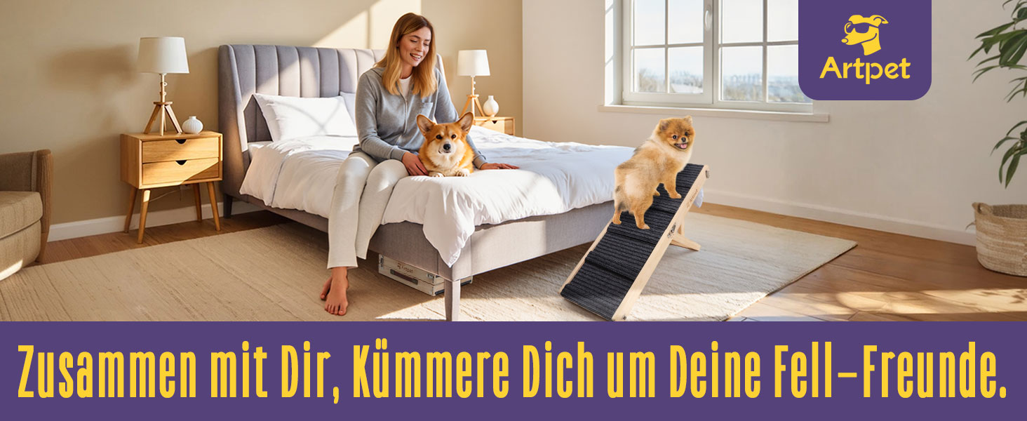 Рампа для собак Extra Lange 190 см – розкладна, для великих собак, до 90 кг (зовні), до 20 кг (всередині), для SUV, Kombi та автодому